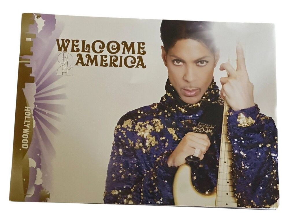 Prince Welcome 2 America Hollywood Program Tour Book Live W2A Los Angeles RARE